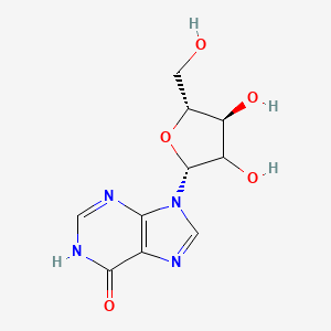 molecular formula C10H12N4O5 B12407244 1,9-Dihydro-9-|A-D-xylofuranosyl-6H-purin-6-one 