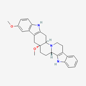 (2R,14R,17S)-9,14-dimethoxy-1,5,19-triazaheptacyclo[15.11.0.02,14.04,12.06,11.018,26.020,25]octacosa-4(12),6(11),7,9,18(26),20,22,24-octaene