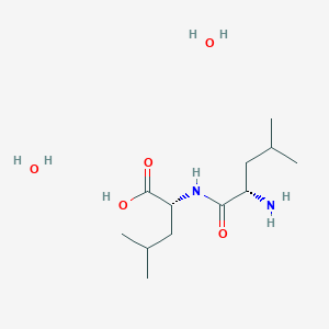 (R)-2-((S)-2-Amino-4-methylpentanamido)-4-methylpentanoic acid dihydrate