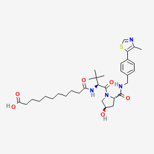 molecular formula C33H48N4O6S B12407284 (S,R,S)-AHPC-CO-C9-acid 