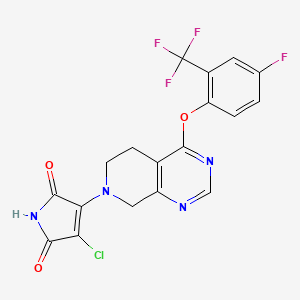 molecular formula C18H11ClF4N4O3 B12407292 Trpc5-IN-4 