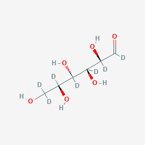 molecular formula C6H12O6 B12407311 D-mannose-d7 