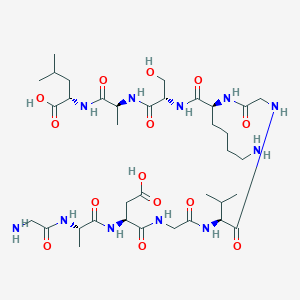 molecular formula C36H63N11O14 B12407312 Gadgvgksal 