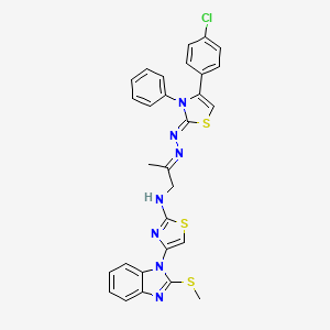 molecular formula C29H24ClN7S3 B12407317 Cox-2-IN-27 