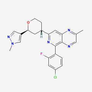 molecular formula C23H21ClFN5O B12407323 TREM2 agonist-1 