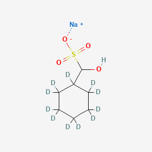 Sodium;hydroxy-(1,2,2,3,3,4,4,5,5,6,6-undecadeuteriocyclohexyl)methanesulfonate