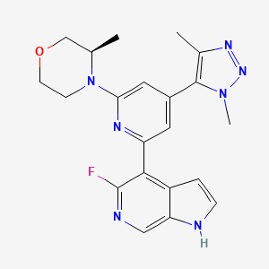 molecular formula C21H22FN7O B12407367 Atr-IN-7 