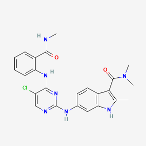 molecular formula C24H24ClN7O2 B12407420 Alk-IN-22 