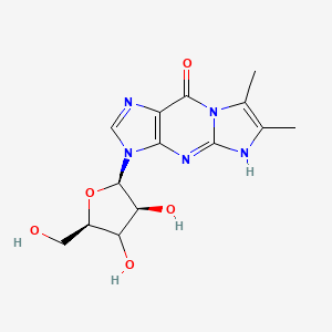 molecular formula C14H17N5O5 B12407432 7-Methyl wyosine 