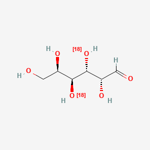 molecular formula C6H12O6 B12407433 D-Galactose-18O2 