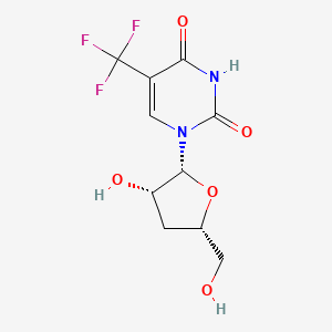 1-[(2R,3S,5S)-3-hydroxy-5-(hydroxymethyl)oxolan-2-yl]-5-(trifluoromethyl)pyrimidine-2,4-dione