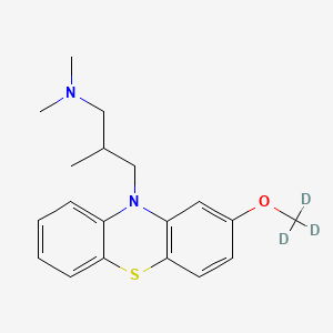 N,N,2-trimethyl-3-[2-(trideuteriomethoxy)phenothiazin-10-yl]propan-1-amine