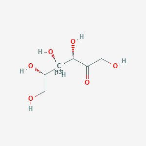 (3S,4R,5S)-1,3,4,5,6-Pentahydroxyhexan-2-one-13C