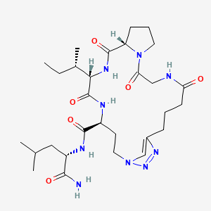 molecular formula C29H47N9O6 B12407517 KRAS inhibitor-11 