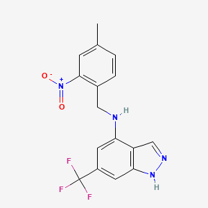 molecular formula C16H13F3N4O2 B12407527 Tdo-IN-1 