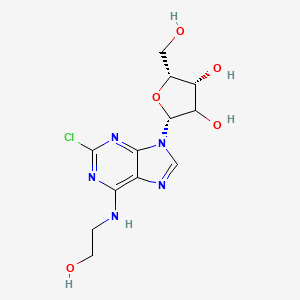 molecular formula C12H16ClN5O5 B12407555 2-Chloro-N6-(2-hydroxyethyl)adenosine 