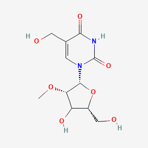 1-[(2R,3S,5R)-4-hydroxy-5-(hydroxymethyl)-3-methoxyoxolan-2-yl]-5-(hydroxymethyl)pyrimidine-2,4-dione