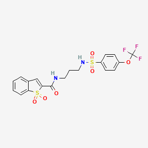 molecular formula C19H17F3N2O6S2 B12407577 Scp1-IN-2 