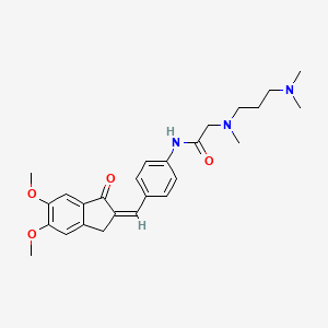 molecular formula C26H33N3O4 B12407581 AChE/BChE/MAO-B-IN-4 