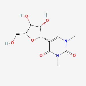 molecular formula C11H16N2O6 B12407706 1,3-Dimethyl pseudouridine 