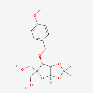 3-O-(4-Methoxybenzyl)-4-C-hydroxymethyl-1,2-O-isopropylidine-alpha-D-ribofuranose