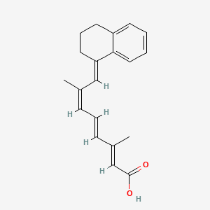 molecular formula C20H22O2 B1240775 (2E,4E,6Z,8E)-8-(3,4-dihydro-2H-naphthalen-1-ylidene)-3,7-dimethylocta-2,4,6-trienoic acid CAS No. 205252-57-9