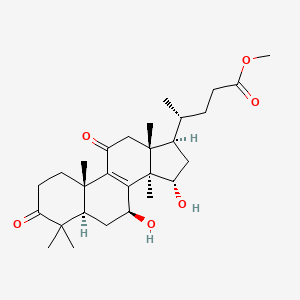 molecular formula C28H42O6 B12407763 Methyl lucidenate Q 