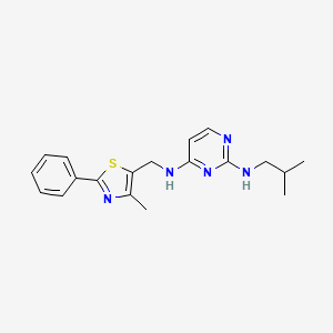 molecular formula C19H23N5S B12407764 Antibacterial agent 97 