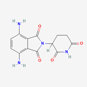 molecular formula C13H12N4O4 B12407825 Pomalidomide-7-NH2 