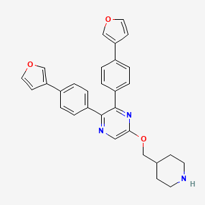 molecular formula C30H27N3O3 B12407832 CBP/p300-IN-19 