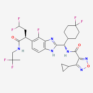 molecular formula C27H29F7N6O3 B12407871 IL-17 modulator 6 