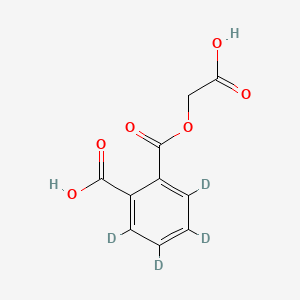 molecular formula C10H8O6 B12407878 Mono(carboxymethyl) Phthalate-d4 