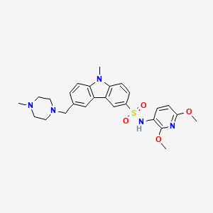 molecular formula C26H31N5O4S B12407884 Antitumor agent-71 