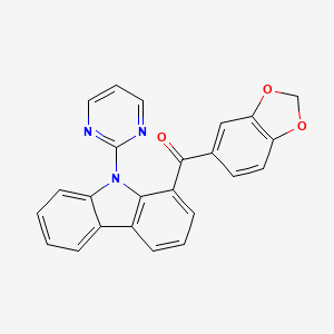 molecular formula C24H15N3O3 B12407892 Antitumor agent-44 