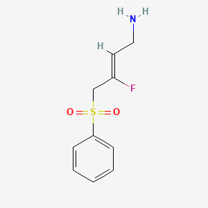 (Z)-4-(benzenesulfonyl)-3-fluorobut-2-en-1-amine