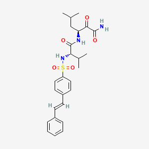 molecular formula C26H33N3O5S B12407950 Calpain Inhibitor-2 