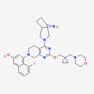 molecular formula C32H39IN6O3 B12408003 KRAS G12D inhibitor 16 