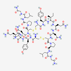 molecular formula C86H132N24O24S4 B12408021 Oxytocin antiparallel dimer 