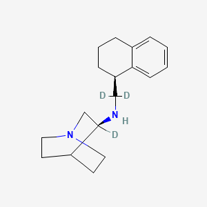 (3S)-N-[[(1S)-1,2,3,4-Tetrahydro-1-naphthalenyl]methyl]-1-azabicyclo[2.2.2]octan-3-amine-d3