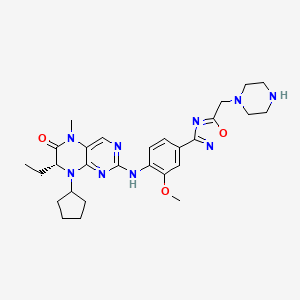 molecular formula C28H37N9O3 B12408040 Plk1-IN-6 