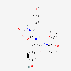 molecular formula C34H43N3O8 B12408061 20S Proteasome-IN-3 