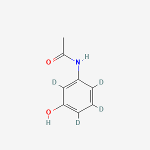 molecular formula C8H9NO2 B12408078 3-Acetamidophenol-d4 