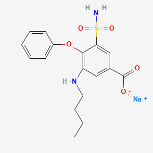 Sodium 3-(aminosulphonyl)-5-(butylamino)-4-phenoxybenzoate