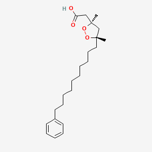 molecular formula C23H36O4 B1240809 Andavadoic acid 