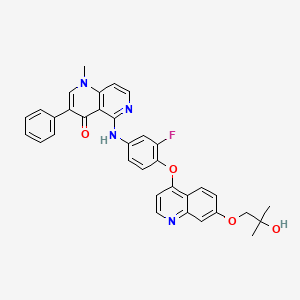 molecular formula C34H29FN4O4 B12408104 c-Met-IN-12 