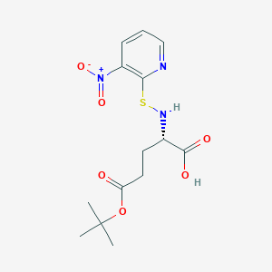 N-(3-Nitro-2-pyridinesulfenyl)-L-glutamic acid |A-t-butyl ester