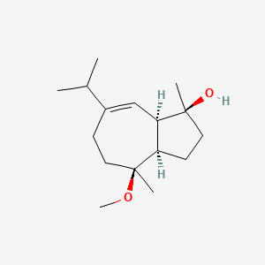molecular formula C16H28O2 B1240811 O-Methylguaianediol 