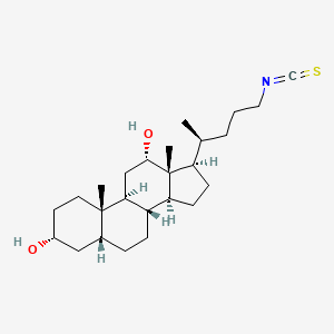 molecular formula C25H41NO2S B12408114 Antileishmanial agent-10 