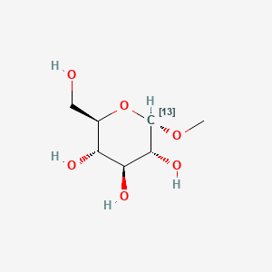 molecular formula C7H14O6 B12408124 Methyl |A-D-glucopyranoside-13C 