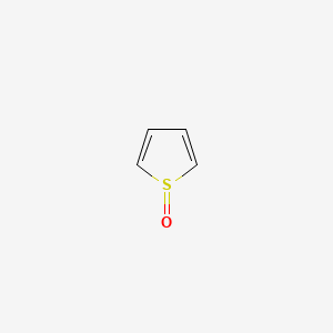 molecular formula C4H4OS B1240815 Thiophene oxide CAS No. 159159-41-8